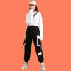 3XL Streetwear Pockets Cargo Harem Broek Hip Hop Casual BF Track Joggers Broek Harajuku Elegante Dames Plus Size 210601