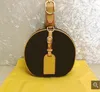 Damen-Tasche mit Reißverschluss, Boite Chapeau, Lieblings-braune Handtasche, kreisförmige Handtaschen, Cross-Messenger-Schultertaschen M44699, N44578