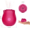 Rose Shape Vagina Sucking Vibrator Female Intimate Good Nipple Sucker Oral Licking Clitoris Stimulation Powerful Sex Toys for Women Y0410