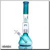 Birdcage Perc Beaker Bong Base Design Matrix Percolator Bubblers 석유 굴착 장치 흡연 물관 DAB 장비 담배 14mm 여성 조인트