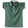 Polo uomo viola Top Business Office Uomo Camisa Masculina Cotton Badge Polo Plus Size 6XL Summer Casual Tee Shirts 210401