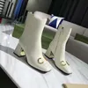 女性膝ブーツデザイナーハイヒールアンクルブーツ本革シューズファッションシューズ冬秋eu35-41 by Shoe02 05