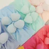 25-Color INS European and American baby candy colors Lucky Flower headband baby girl elegant hair bows accessories 8X16CM/12G