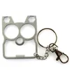 6 färger Multifunktion Självförsvar Keychain Mental Cat Car Keychains Bottle Opener Creative Wrench Broken Window Chain Fashion Handbag Keyring
