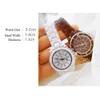 Fashion White Ceramic Quartz Ladies Watch Women Luxus Top Brand Handgelenk Uhren Genfer Designergeschenke für Relogio Feminino 2107072063515