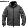 Inverno Militar Tactical Jaqueta de Fleece Homens Quente Polar Exército Roupas Múltiplas Rolho Outerwear Casual Capuz Capuz Casacos 210818