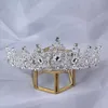 Rhinestone Barrettes Bridal Jewelry Tiara Crystal Princess Crown Headpiece trouwjurk Bridal Hair Accessoires