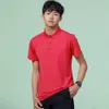 Mäns Sommar Nylon Polo Shirt Man Business Casual Style Vit Solid Färg Kortärmad Polos T-shirts Tops LS-R279 210518