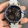 BBR Men's Watch RDDBEX0479 with customized SEAGull RD505SQ Manual chain movement integrated Tourbillon energy storage power 50 hours titanium case