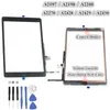 1 pièces écran tactile numériseur panneau de verre extérieur avec bouton d'accueil Flex support en caoutchouc outils adhésifs pour ipad 7 8 e 10 2 pouces noir 303Z