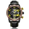 Przyjazdy mody Casual Designer Megir MG2078 Digital Chronograph Watch For Man z 3ATM Skórzane pasy APLOY 304 STAINERMES S4546943