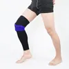 Dirsek diz pedleri elastik basketbol destek silikon yastıklı patella brace knepad voleybol sporları için koruyucu dişli bacak warmer