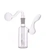 5.5 inch Mini Bong Glass Water Pipes bongs Thick Pyrex 14mm Female Joint Beaker Bong small oil dab rig with glass oil burner pipes