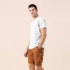 Sommer Solides T-Shirt 100 % Baumwolle Compact-Siro Spinning O-Ausschnitt Tops Hochwertige Kleidung in Übergröße SI980698 220304