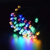 12m 100led Solar Powered Fairy String Light Christmas Holiday Party Outdoor Garden Decor - Blauw