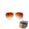 Высококачественные дизайнерские женские солнцезащитные очки 4271 роскошные мужские солнцезащитные очки УФ-защита Мужчины Очки Градиент металлический шарнир мода женщин очки с оригинальными коробками