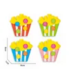 ألعاب Push Bubble Puzzle Ice Cream Chips French Fries Fries Anti-Office Soft Sevens Squeeze Toy Gifts Toy Recivery Finger Gamea046576252