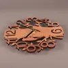 Orologi da parete Orologio in legno modello uccello silenzioso stile minimalista moderno grandi numeri arabi decorazione del soggiorno