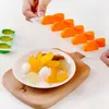 Stampi per ghiaccio in silicone Prodotti per bar Biscotti a forma di frutta sicura Stampi per cottura Sicurezza Cuocere cuore Banana Stampo per cioccolato in resina epossidica