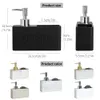 Kitchen Sinks Modern Soap Dispenser Set Liquid hand soap dispensers pump bottle brush Holds Stores Sponges Scrubbers Brushes