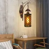 Wall Lamps Vintage Lamp Nordic Indoor Bathroom E27 Light Bedside Glass Kerosene Bar Corridor Country Style