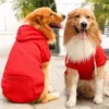 dog apparel 5 colors sweatshirts dog hoodies with pocket xs5xl autumn winter pet warm clothes puppy coat jacket
