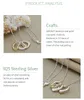 925 Silver 3 Color Heart Pendants Necklace Chains For Women Fashion Wedding Jewelry