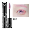 6 kleuren mascara waterdichte snelle droge wimper extensie make-up tools wimpers blauw roze paars zwart voor schoonheid