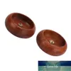 Fragrance Lamps Rosewood Incense Burner Stick Holder Bowl Vintage Round Wood Home Decoration Ornament