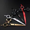 Hair Scissors 6 Professional Salon Structure Set Cutting Barber Haircut Thinning Shear Swivel Thumb Shears