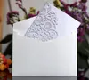 Cartes d'invitation de mariage élégantes découpées au Laser carte de voeux personnaliser anniversaire d'affaires avec des cartes RSVP décor fournitures de fête