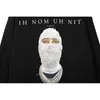 Hoodies dos homens moletom hip hop ih nom uh nit máscara hoodie homens mulheres qualidade moda streetwear preto branco pulôver sweateshirt 68