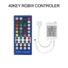 DC12V Mini LED controller RGB RGBW Controller 24key 44Key 40Key IR/17Key RF Remote for LED strip Light 3528 5050 RGB RGBW RGBWW