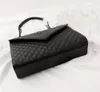30cm handväskor kaviar v typ solid vanlig diamant gitter flap mode casual kvinnor varumärke värdigare msenger axelkedja