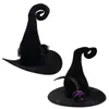 Party Hats Halloween Witch Wizard Hat Costume Headgear Devil Cosplay Props Decoration Accessories For Adult Women Men