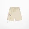 Hip Summer Hop Ins String Decore Cinco Point Men High Street Brand calça curta Cargo Pocket Men's 210713 'S