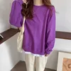 Women Hoodies Oversize Long Sleeve 8 Colors Streetwear Pink Crewneck Pullover Korean Clothing Female Black Hoodie 210625