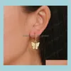 Coréen style oreille oreille oreillette doré charme charme pendentif pince oreille boucles d'oreilles pour femmes dame cadeau Hyzvk Dangle lustre U5KLG