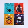 ハロウィーンの装飾50pcs /ロットギフトラップキャンディーの描画バッグギフト包装袋Pocket XD24767