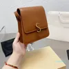 مصمم محفظة حقيبة crossbody الفاخرة البسيطة حقائب الكتف جلد طبيعي مختلف الألوان الأزياء العلامة التجارية عالية الجودة الحجم 17 * 16