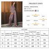 HiLoc Satin Sleepwear Home Suit Wear Primavera manica lunga 2 pezzi Top e pantaloni Set Pantaloni casual da donna solidi Set 211215