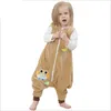 Lente Nachtkleding Flanel Slaapzak Cartoon Baby Jongens Kleding Voor Meisjes Pyjama Kinderkleding Body Jumpsuits Warme Romper 211026