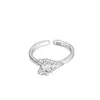 Женские лист открытые кольца милые листья пальцев кольца для подарочной партии мода ювелирные аксессуары высокого качества