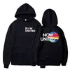 Felpe con cappuccio oversize Now United Felpe con cappuccio da uomo Winter UN Team Kids Felpa con cappuccio Harajuku Now United - Better Album Streetwear Donna 211231