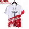 T-shirt surdimensionné Streetwear T-shirt pour hommes T-shirts à manches courtes T-shirts Hip Hop T-shirts Hommes Plus Taille 9XL 8XL 7XL 6XL Vêtements pour hommes 210408