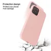 Huid zachte vloeistof siliconen mobiele telefoons klavies slanke schokbestendige beschermhoes met anti-krat voor iPhone 11 12 13 14 pro max xr x 7 8plus met verpakking