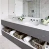 Wallpapers dikke marmeren papier graniet PVC behang rolkeuken aanrecht kast meubilair gerenoveerde muursticker eenvoudig te verwijderen