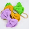 20-kolorowa dwuwarstwowa dwuwarstwowa bowknot nylonowy pałąk małe akcesoria do włosów baby nakrycia głowy