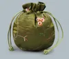 South Korea small cloth bundle jewelry pouch happy sugar cosmetic bag traditional embroidery pocket
