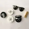 Schneeflocke Kontaktlinsengehäuse mit Spiegel Tragbare Speicherpaket Nursing Flüssigkeit Flaschenbehälter Travel Kit Linsen Brillen Zubehör